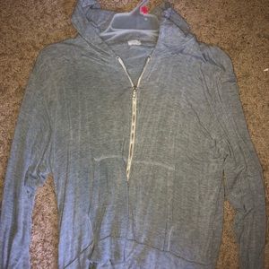 Grey zip up John Galt (Brandy Melville)